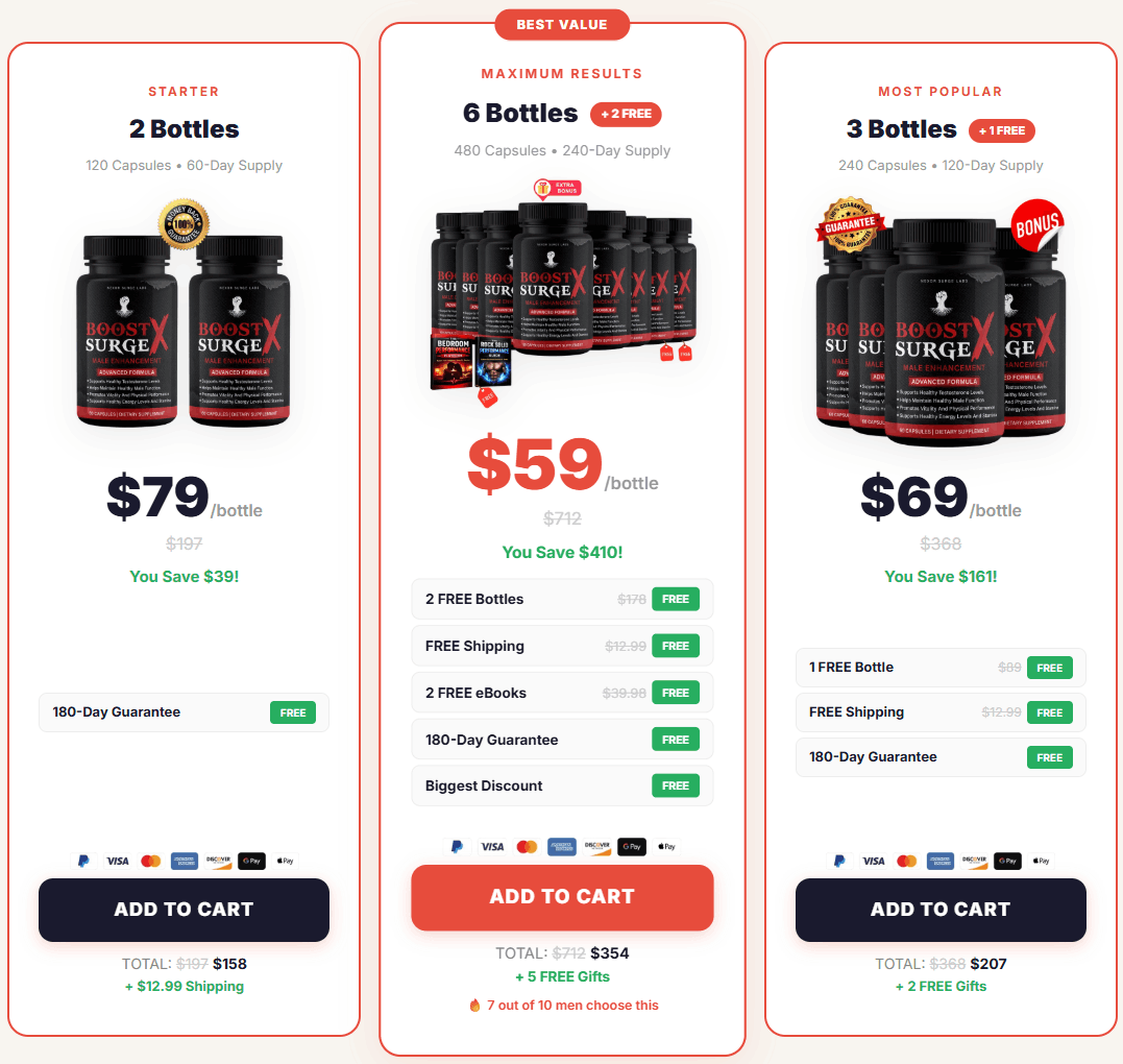 Boost Surge X price and buy