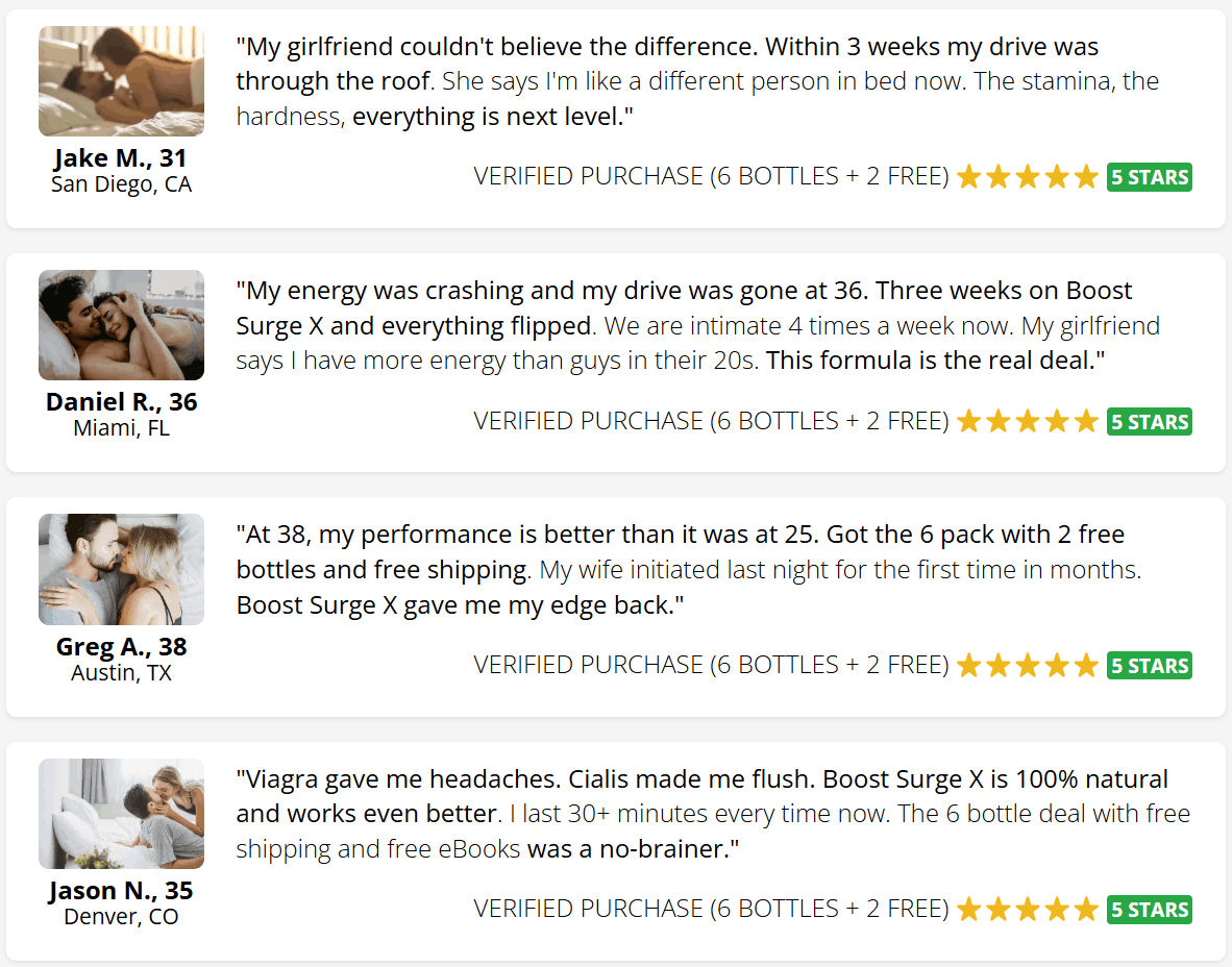 Boost Surge X reviews